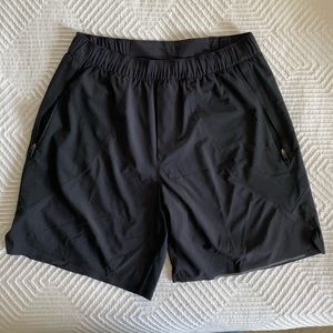 Lululemon 7” Black Running Shorts